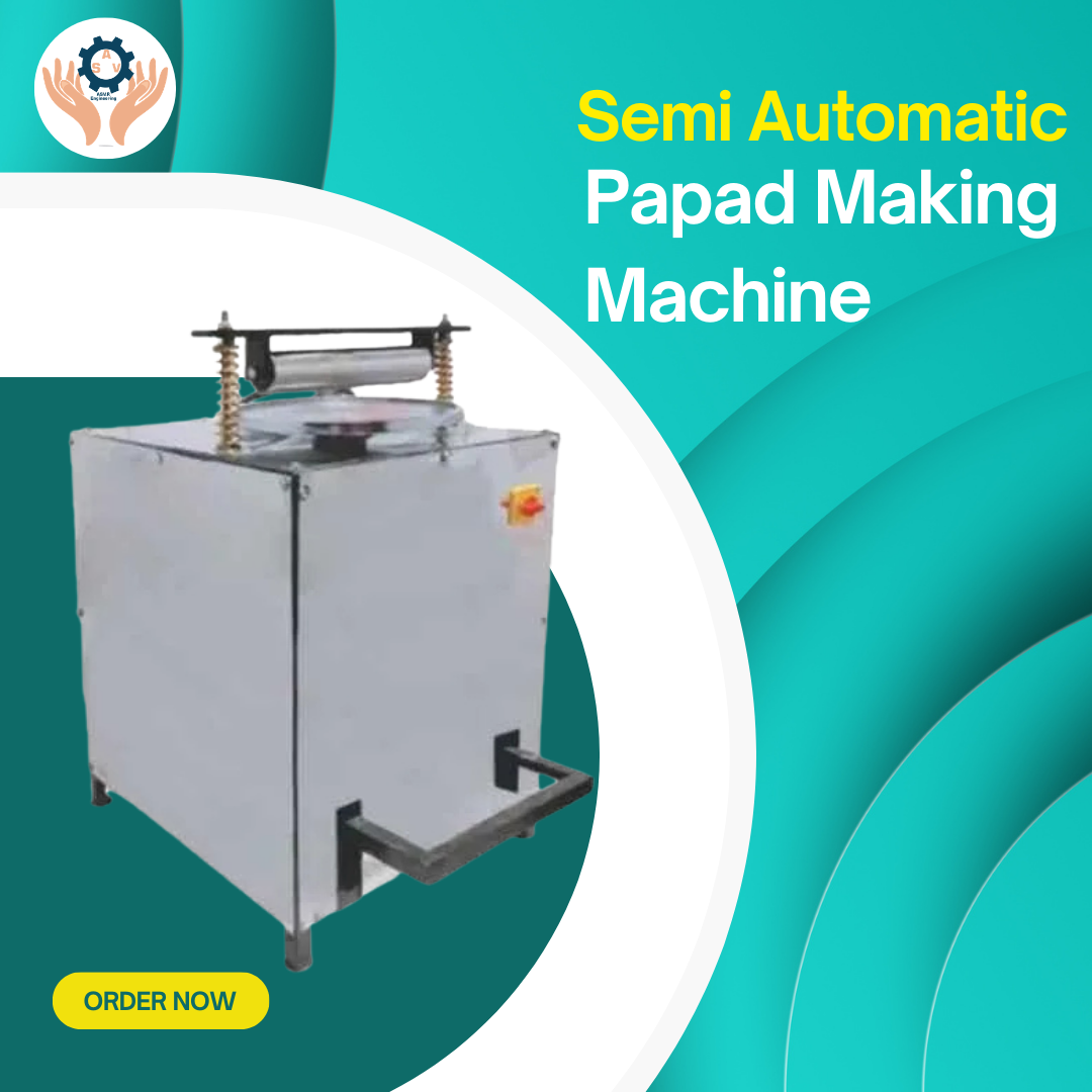 Semi Automatic Papad Making Machine